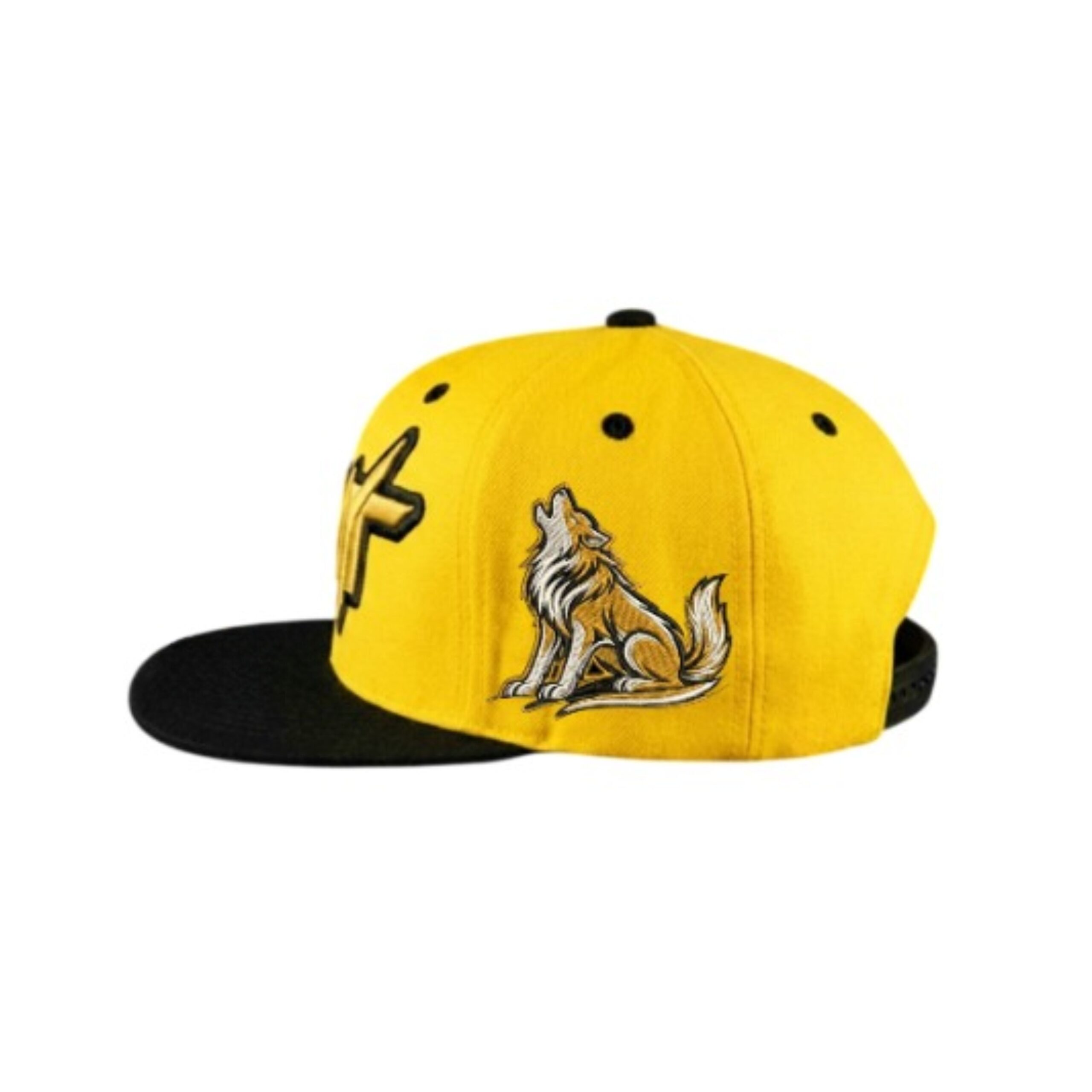 self starter snapback (cream & brown)