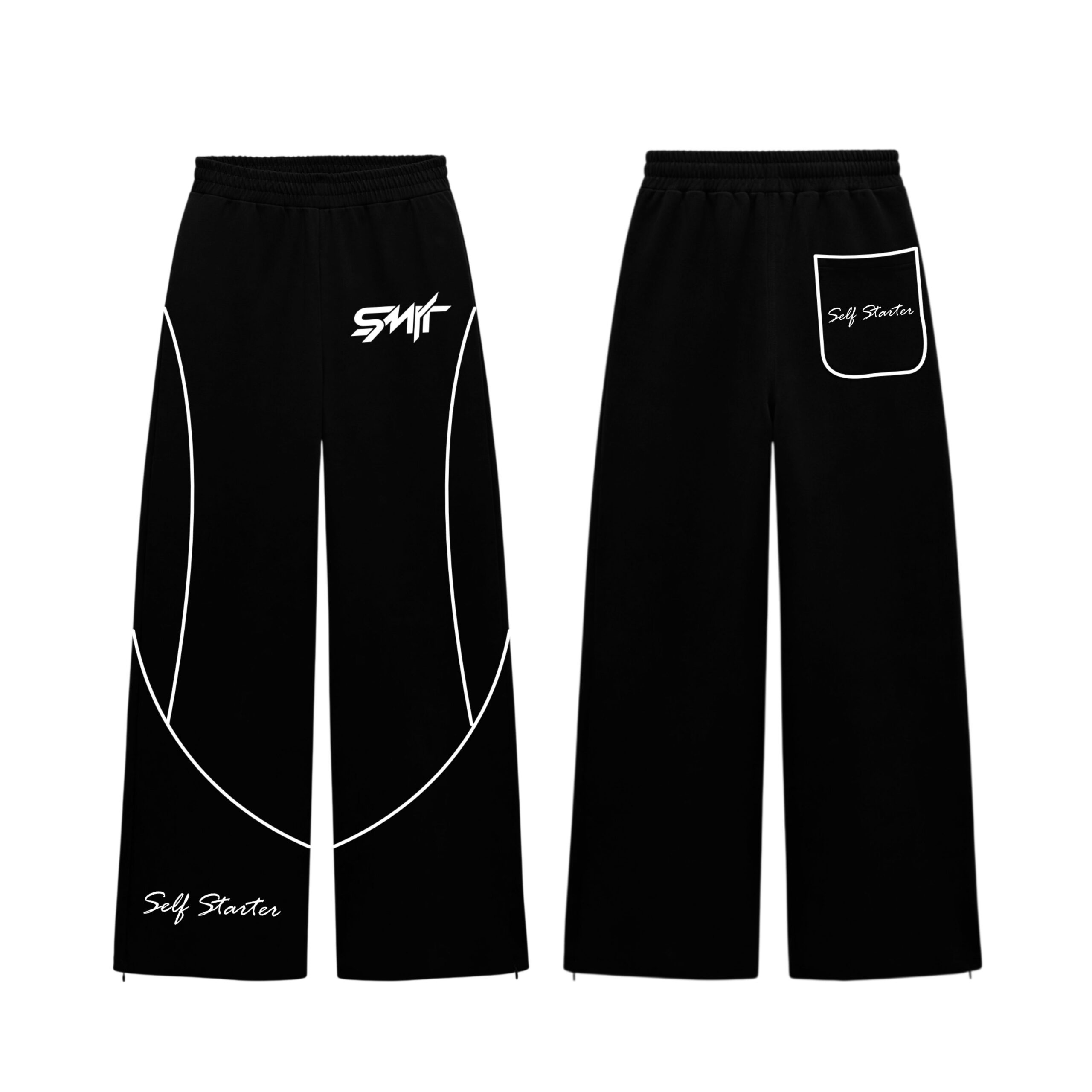 self starter jogger black