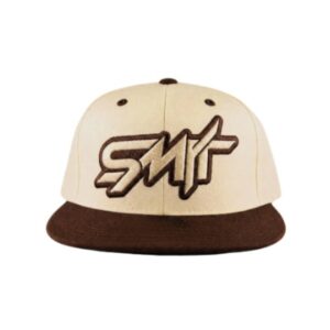 self starter snapback (cream & brown)
